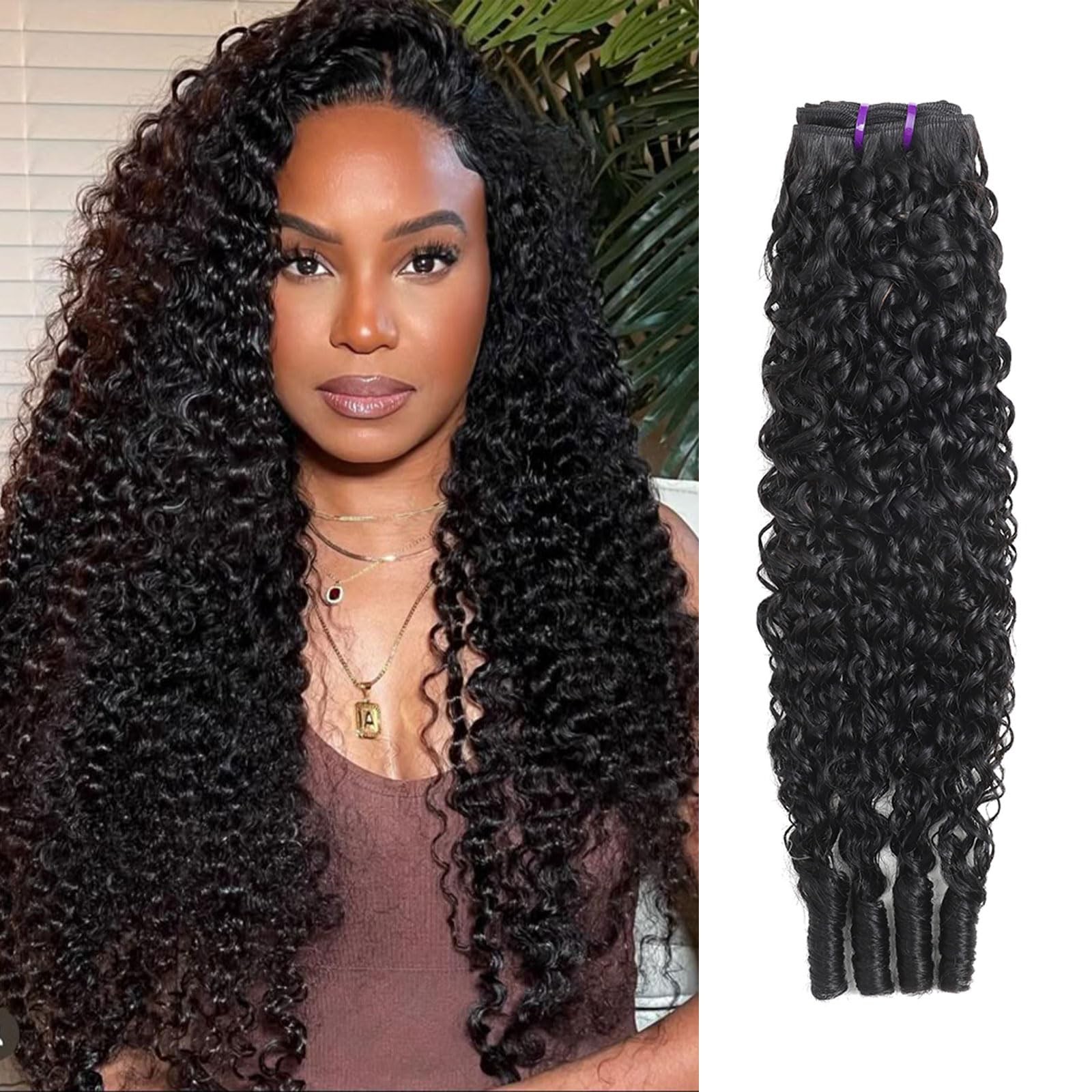 Mootaful Burmese Curly Bundles Human Hair 14 Inch 100 Unprocessed 14A Raw