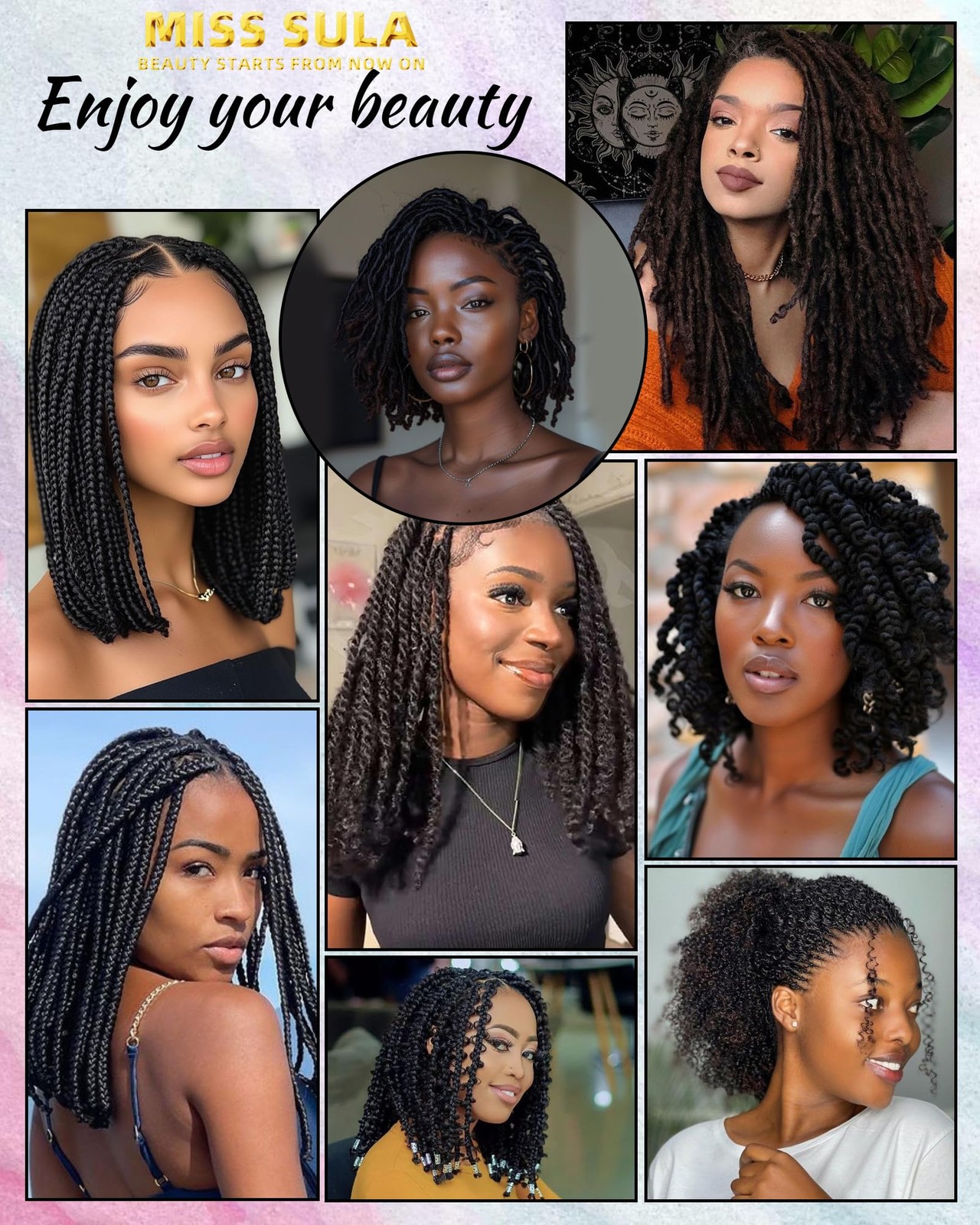 Miss Sula Afro Kinkys Bulk Human Hair Curly Braiding Hairhair Extensions 100