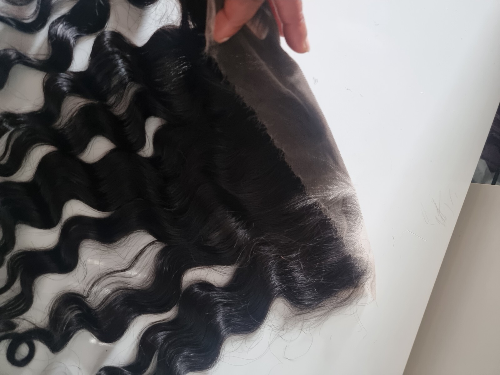 12A 18INCH 13X6 HD LACE FRONTAL BRAZILIAN VIRGIN HUMAN HAIR NATURAL WAVE 1B# 90g