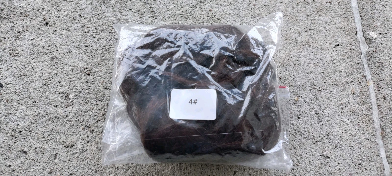 BARSDAR 100% Human Hair Bun (Messy Bun) Chignon 4# Brown, Opened Box!