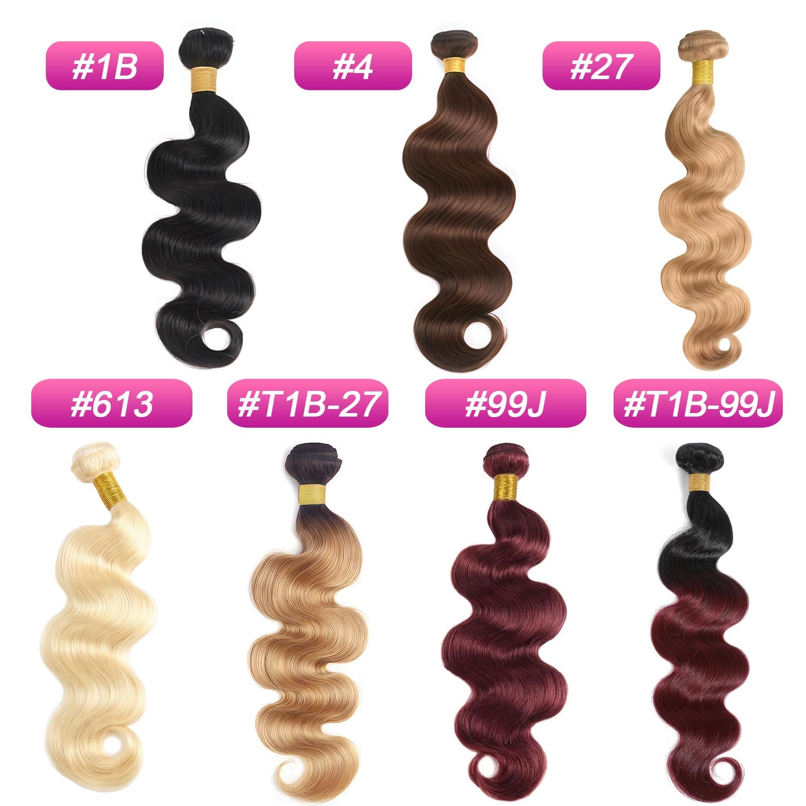 Lumwav Burgundy Deep Wave Bundles Human Hair 99J Color 24 26 28 Inch Brazilian
