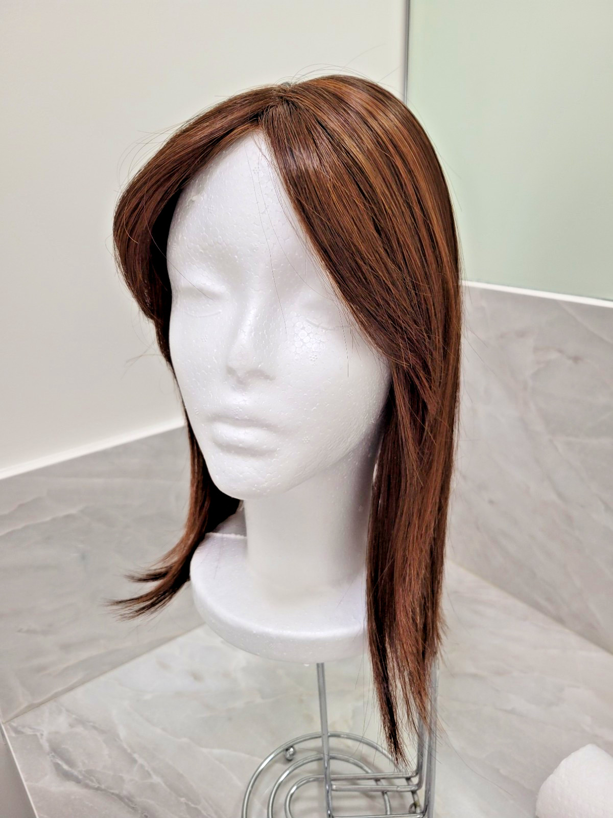 Raquel Welch Hair Topper 12 In., Color RL6/30 Copper Mahogony – Heat Friendly