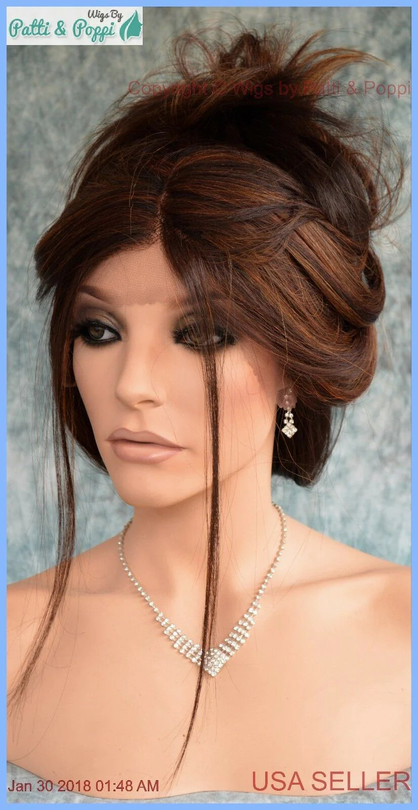 Lace Front Center Part Swiss Lace Wig Long Straight DB4273 *GORGEOUS SEXY 1276