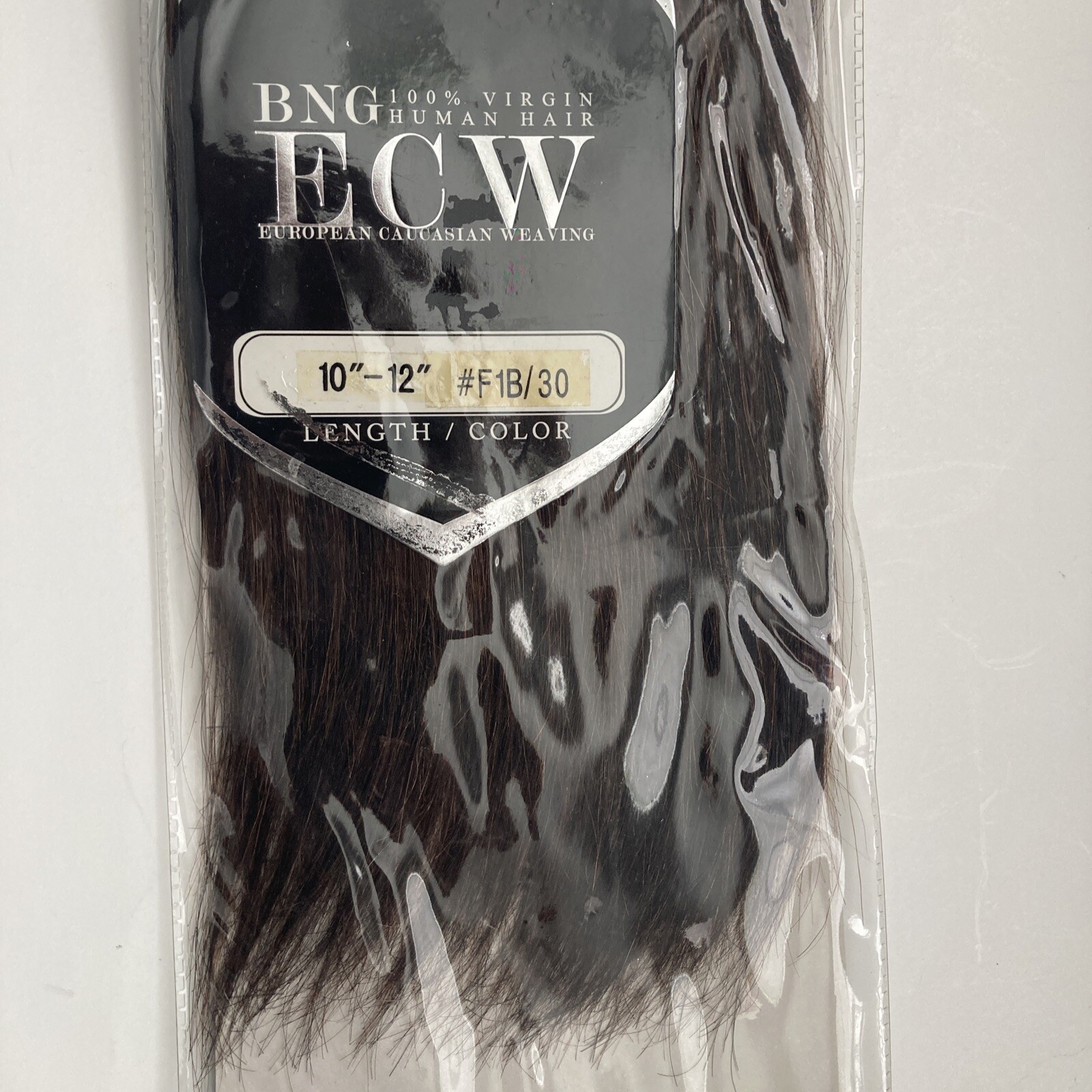 Black & Gold 100% VIRGIN HUMANHAIR EUROPEAN CAUCASIAN WEAVING 10-12″ Color1B/30