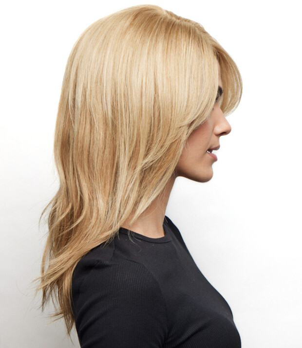 OLIVIA HUMAN HAIR Wig by RENE OF PARIS, *ANY COLOR!* Mono Top + Lace Front, NEW