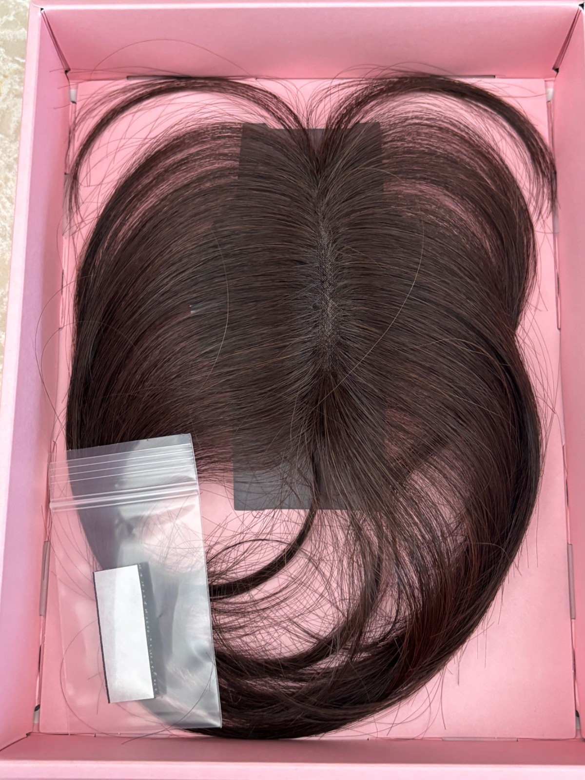 apanese Sheet Hair Extensions Brown 25cm Heat Resistant Synthetic New in Box