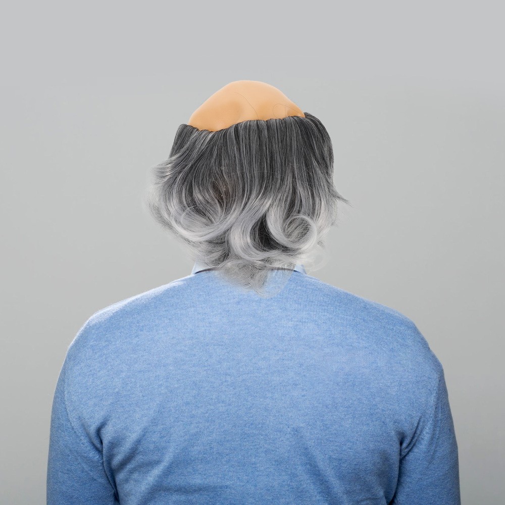 Balding Wigs For Halloween Parties Cosplay And Events Comfortable Easy To Wear