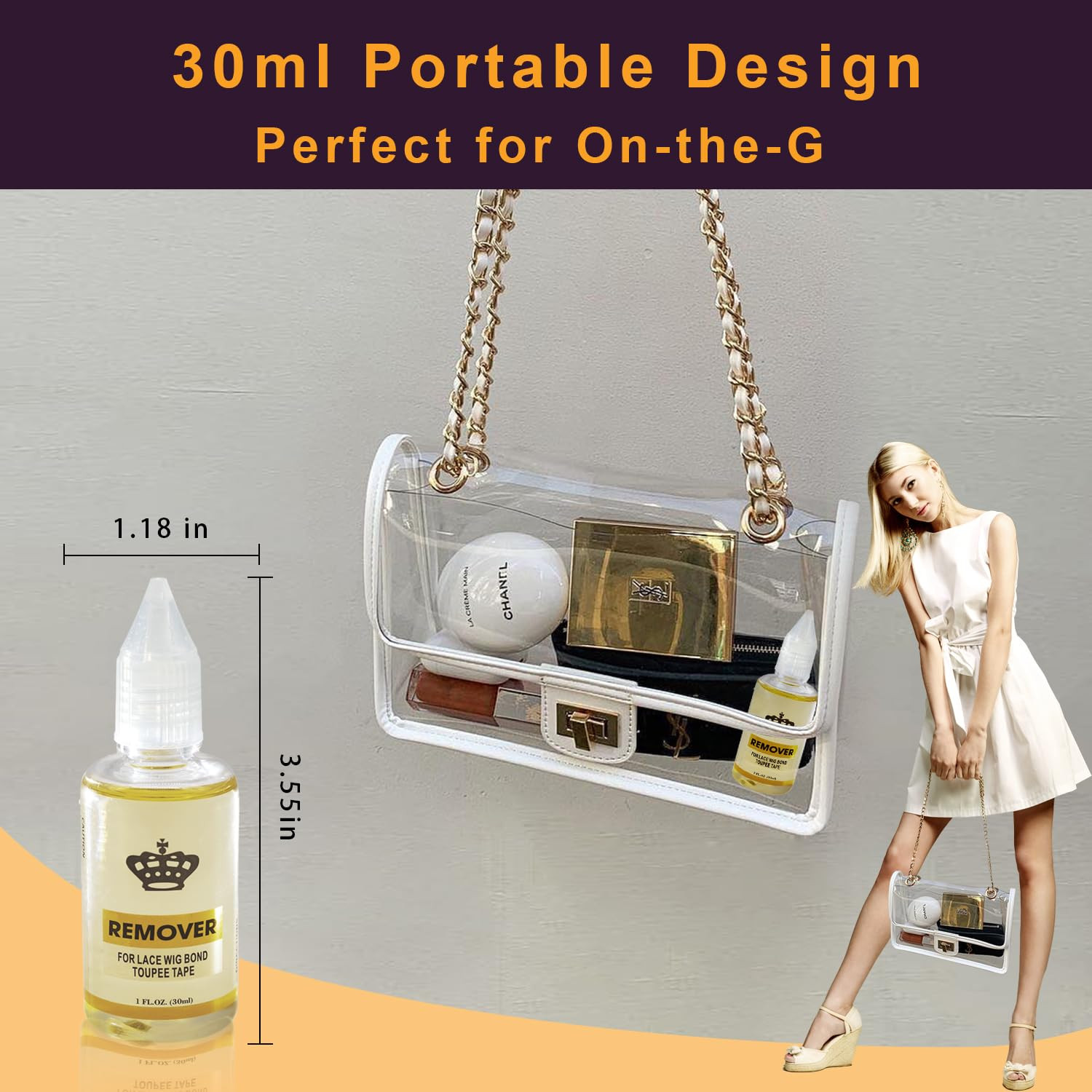 Tape in Extension Remover – Fast Acting Liquid Remover for Hair Extensions Tape,
