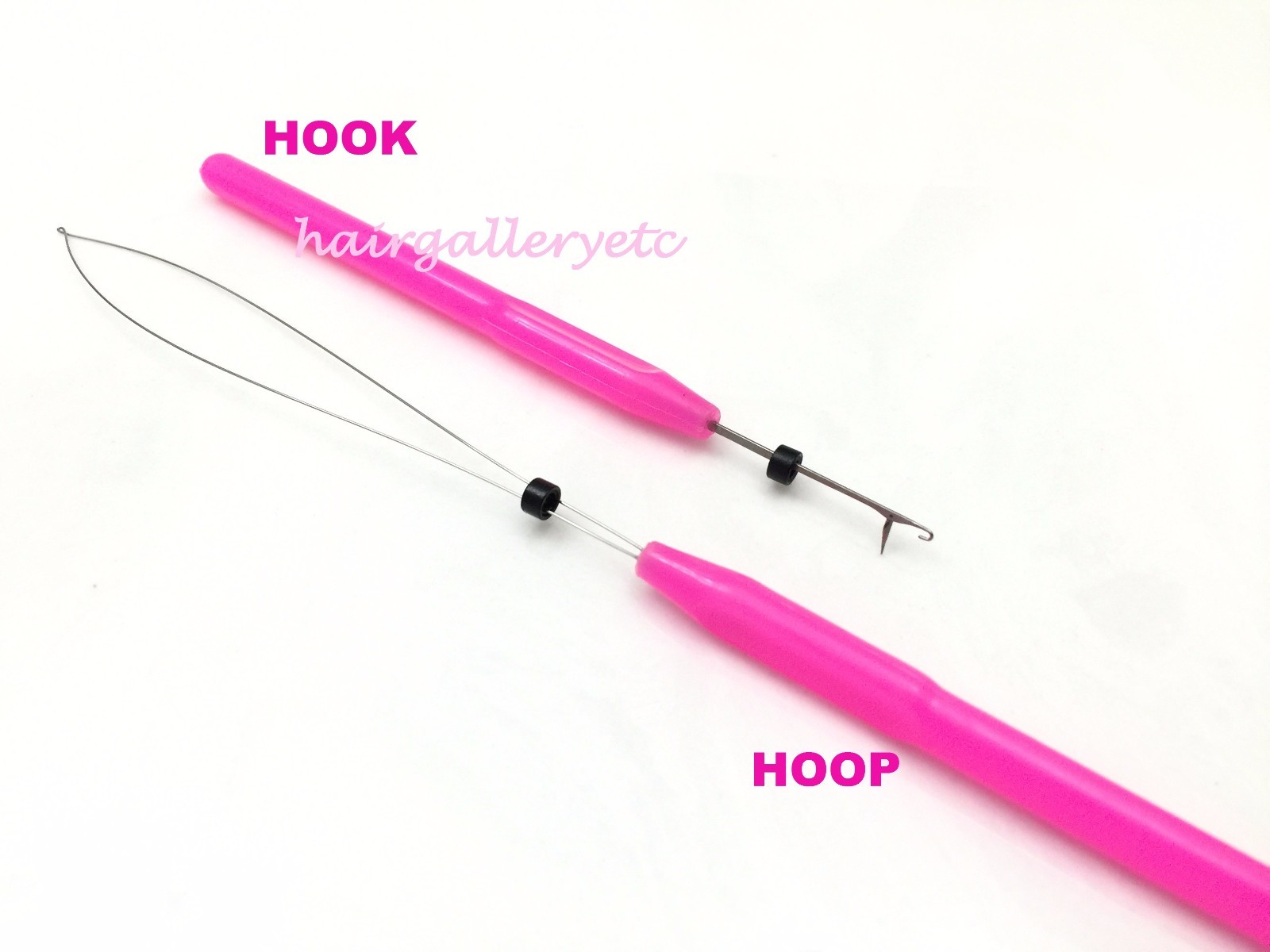 Micro Link Ring Beads Feather Hair Extension Hook Needle Loop Threader I tip