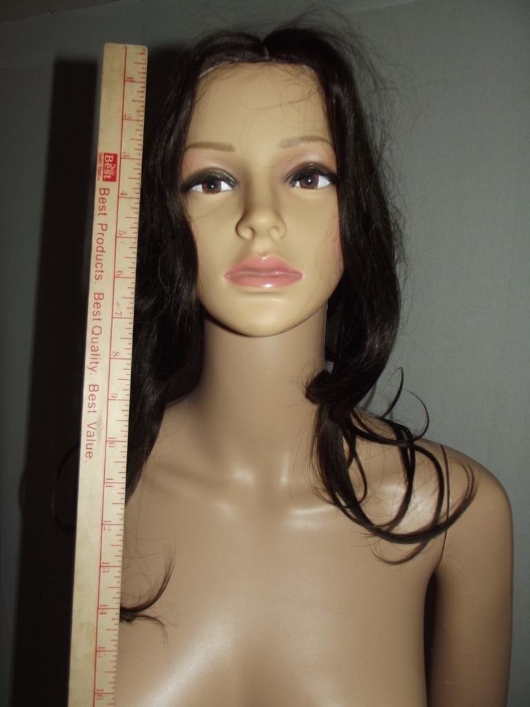 Womens Hair Pieces 100% Human Hair Brown topper