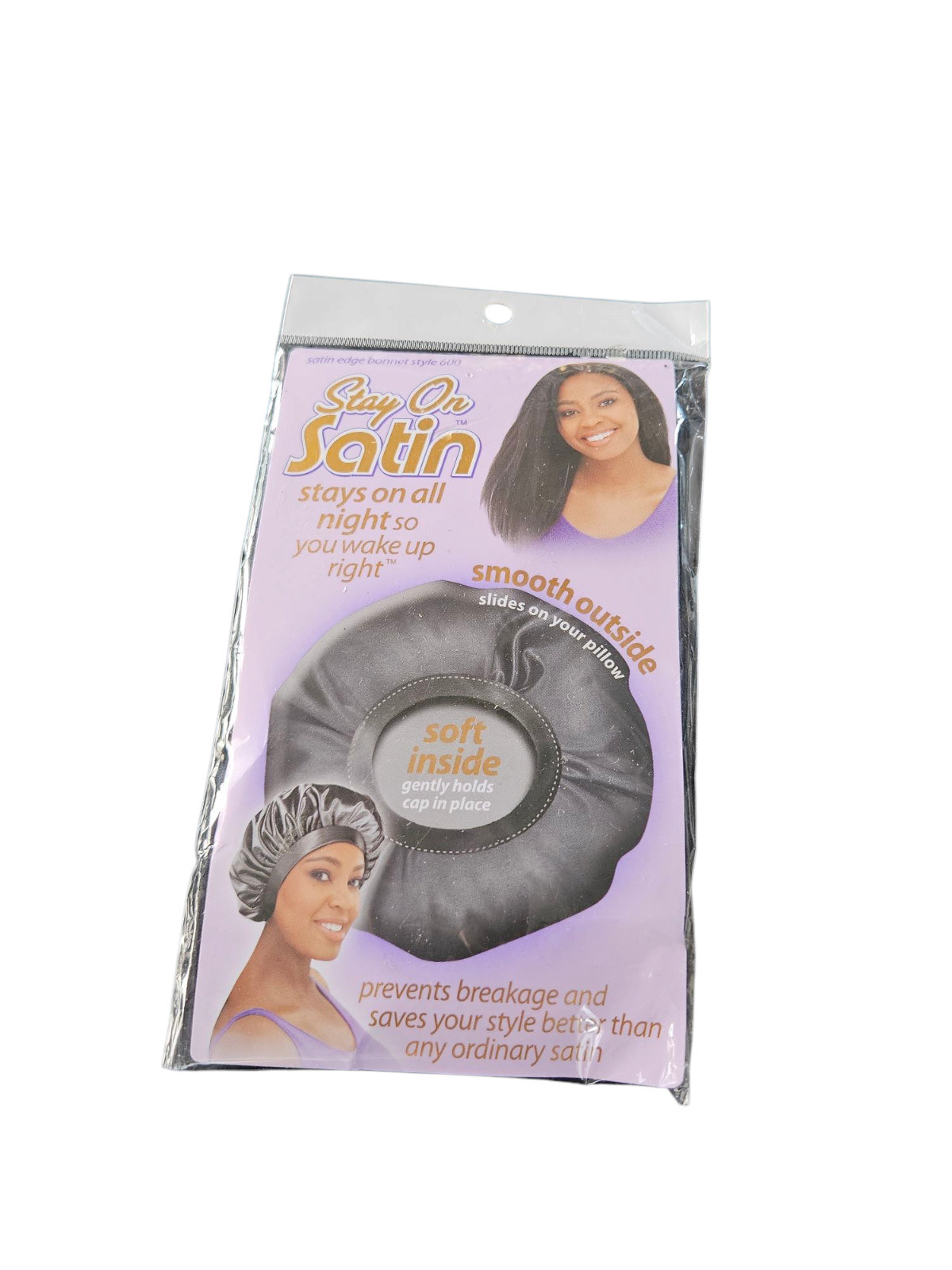 STAY ON SATIN DRAWSTRING BONNET style 600