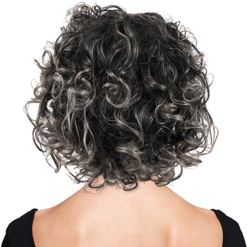 Synthetic High Temperature Fiber Wig Curly Shape Washable 1Pcs 11.8 Inch