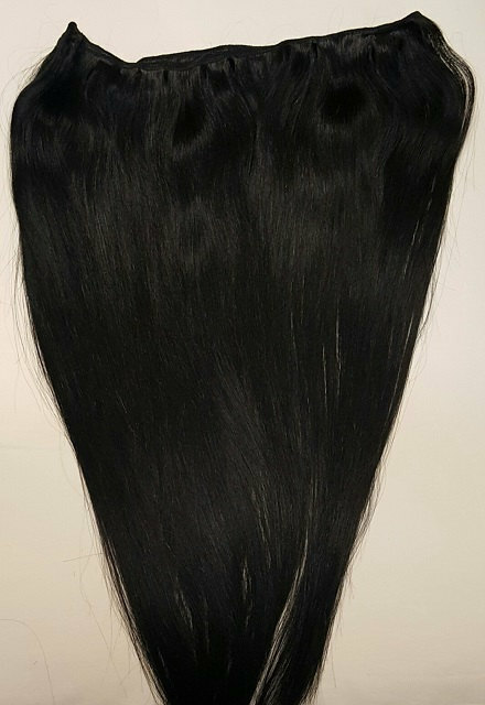 20″ Machine Weft Hair Weave, Sew In,100 grams,Human Hair Extensions Weft #1