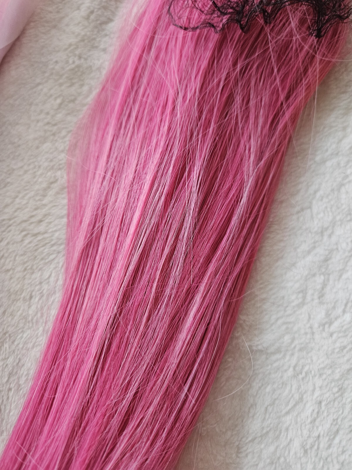 Wig Clip Flamingo Pink Silky 40 Inches Straight Cosplay Arda Costume NEW