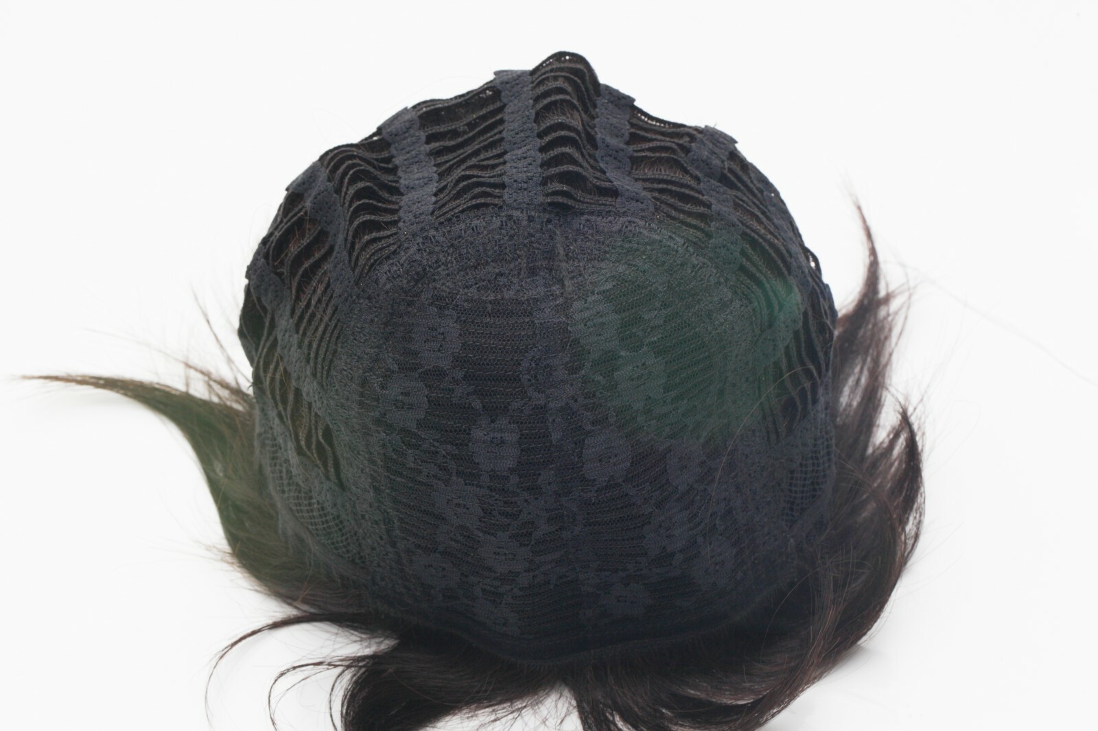 Wavy Pixie Dark Brown Luxhair Wig Keralon Synthetic Fiber