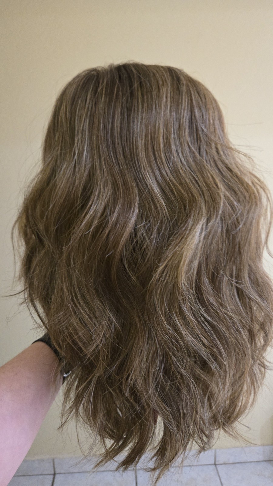 JBEXT Jessica Hazelnut Curly Side Part Snowflake Lace Glueless Wig 16 inches