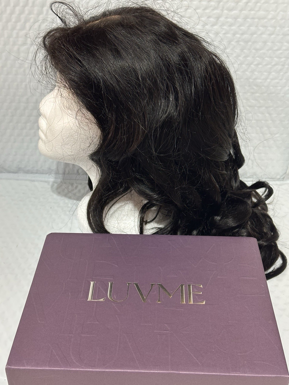 Luvme Human Hair Wig ALL DAY COMFORT WIG Long Hair New In Box!.