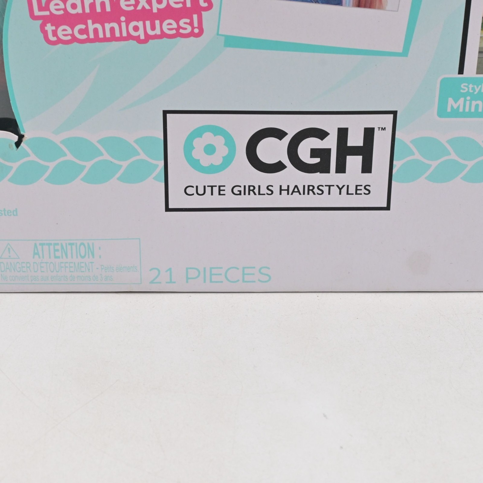 CGH Cute Girls Hairstyles Wig with Styling Head – Straight Multi-Color Hair