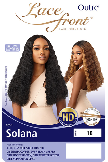SOLANA – Outre Synthetic Pre-Plucked I-Part HD Swiss Lace Front Wig