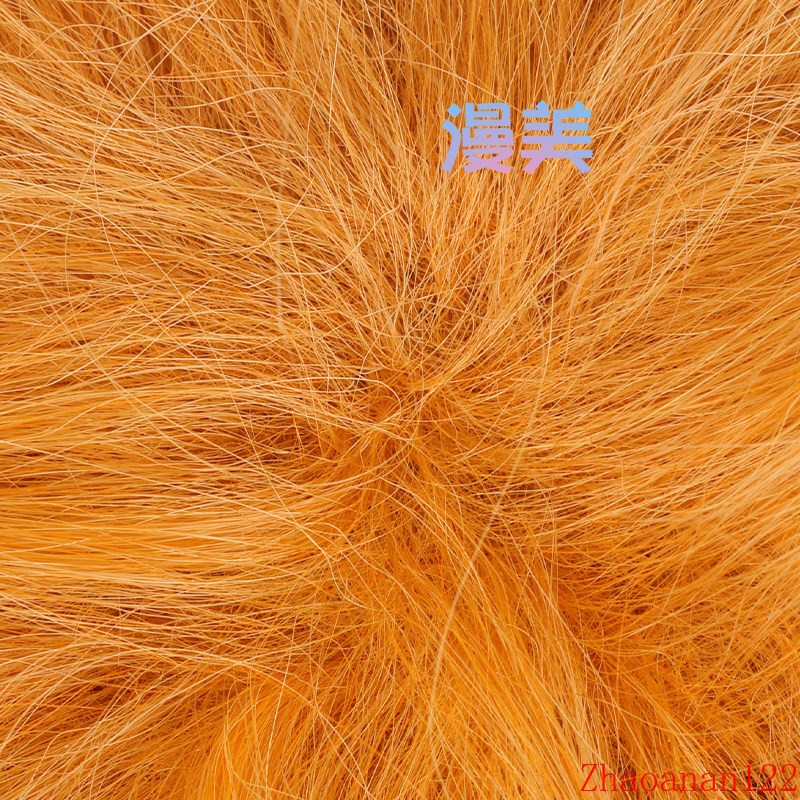 New Anime Panty Stocking Brief Cosplay Wig Orange Yellow Short Curly Wavy Wig