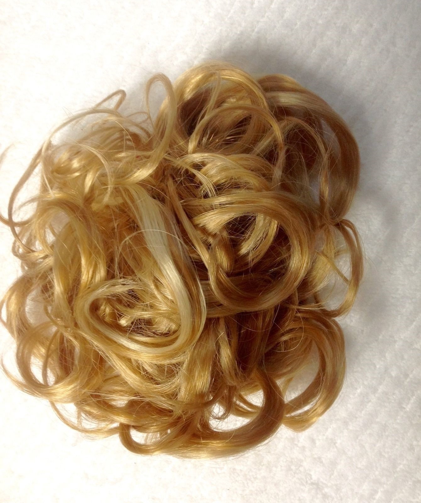 KATIE 7″ BIG CURLY SCRUNCHIE Mona Lisa BLACK BROWN RED GREY BLONDE FROST UP-DO