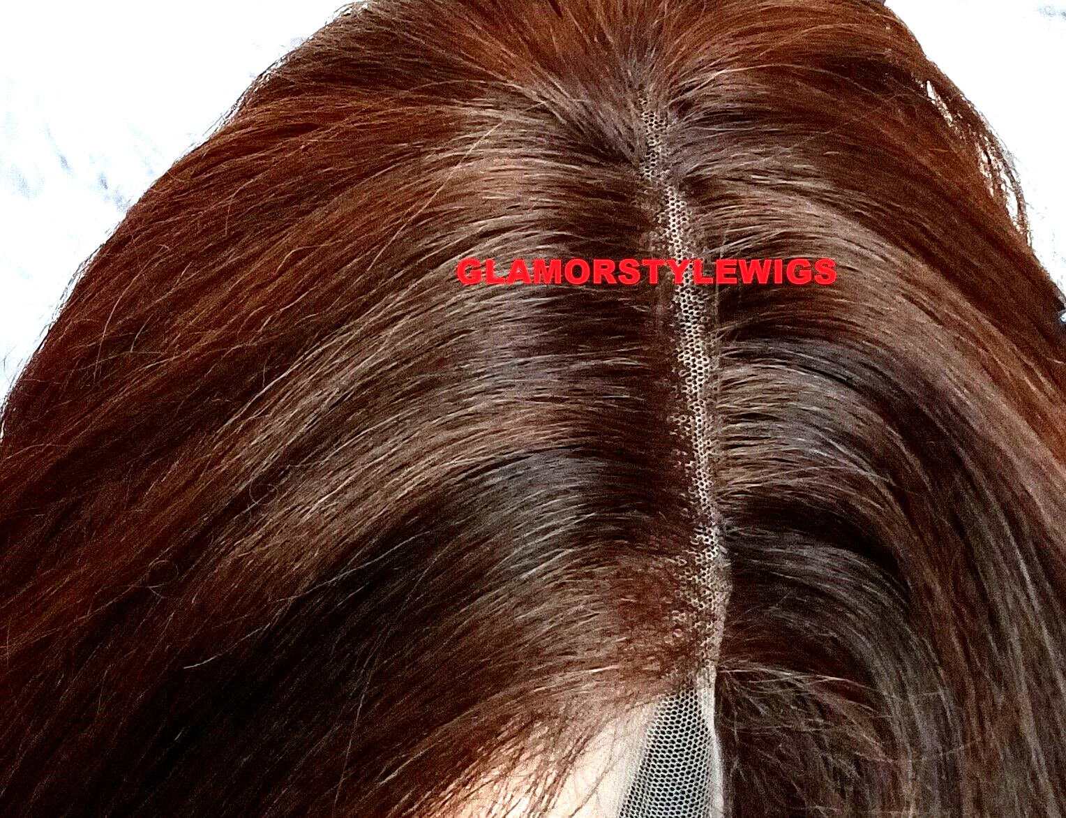 LACE FRONT FULL WIG LONG WAVY LAYERED SIDE PART BROWN AUBURN MIX HEAT OK 4.27.30