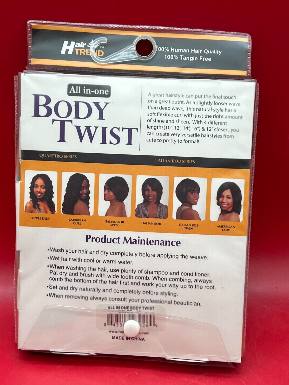 All in-one Salon Pro Body Twist 100% Human Hair- Brand new (Choose Shade)