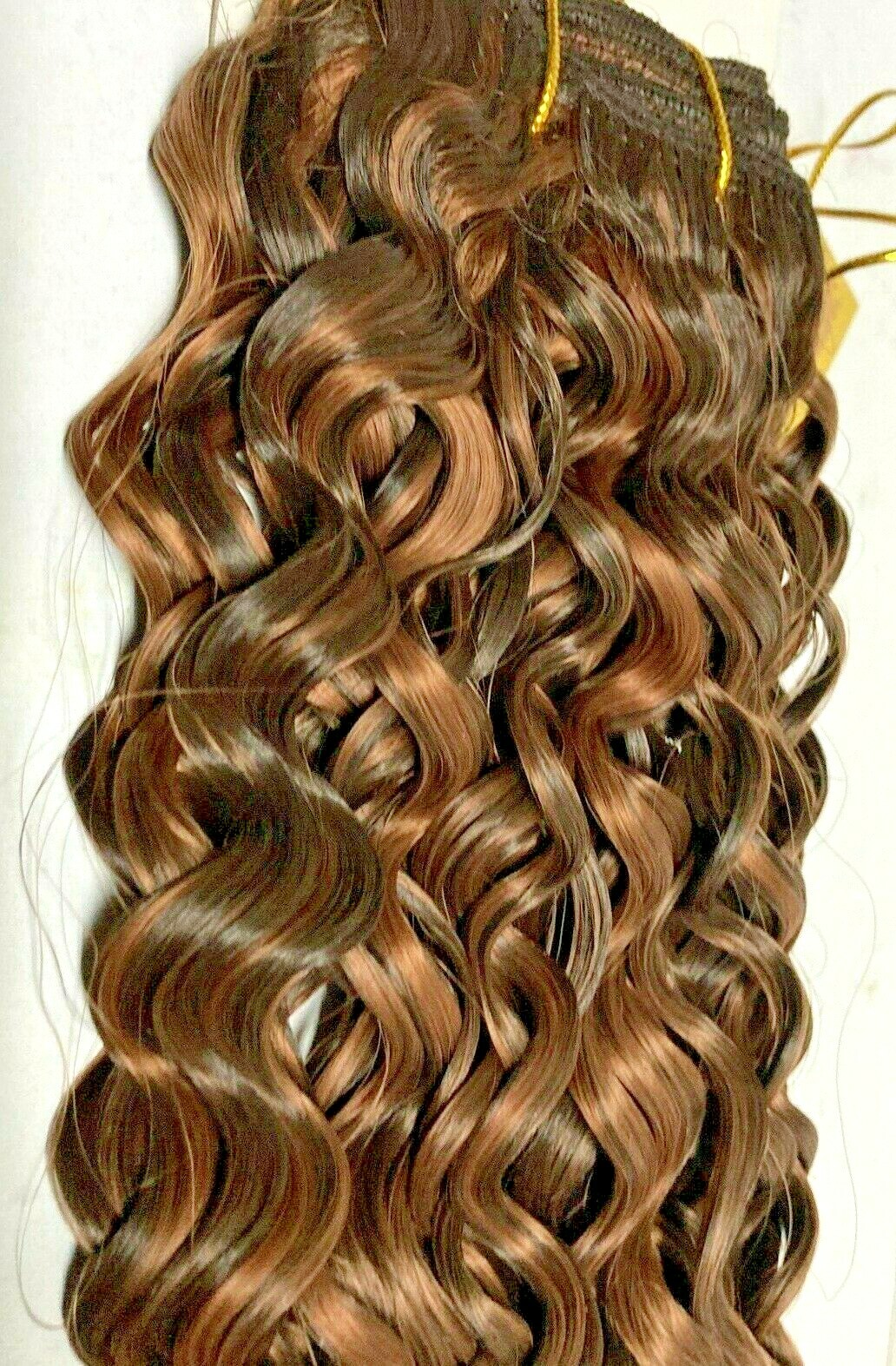 1 Pack Most Advanced Synthetic Wavy Hair Extensions Tangle Free 14″ Color F4/30