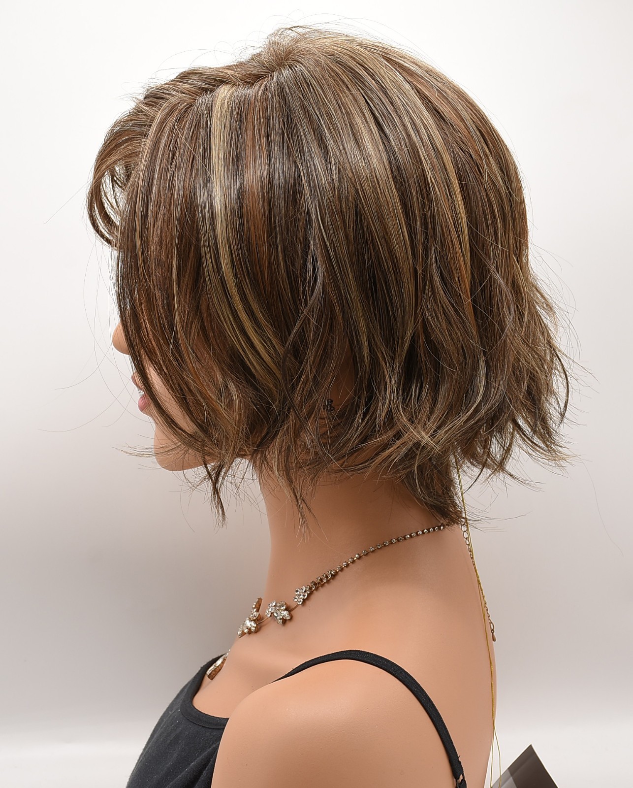 ALICANTE Wig by BELLETRESS, Dark Brown + HL, *CLEARANCE!* Mono Part + Lace Front