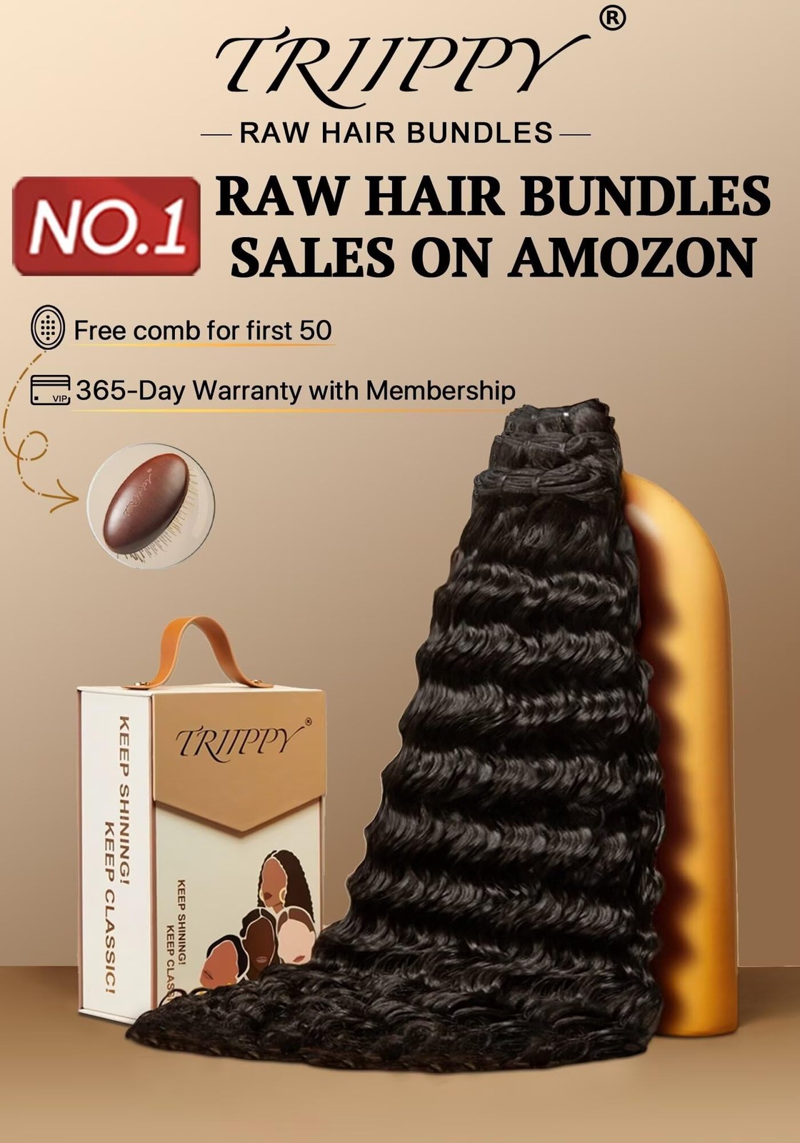 Triippy Water Wave Bundles Human Haircurly Single Bundle By 100 Raw Cambodian