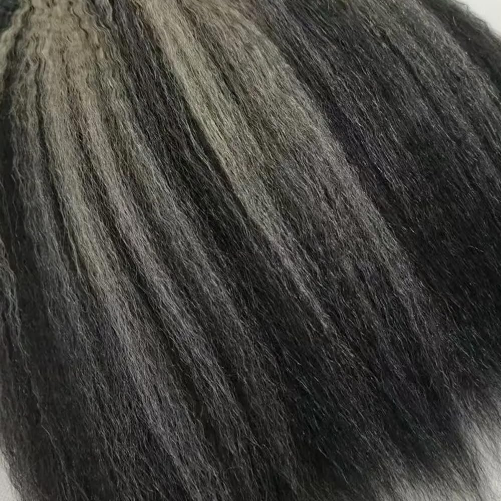 Younghann Color P1B/613 Blonde Kinky Straight Bundles Brazilian Unprocessed