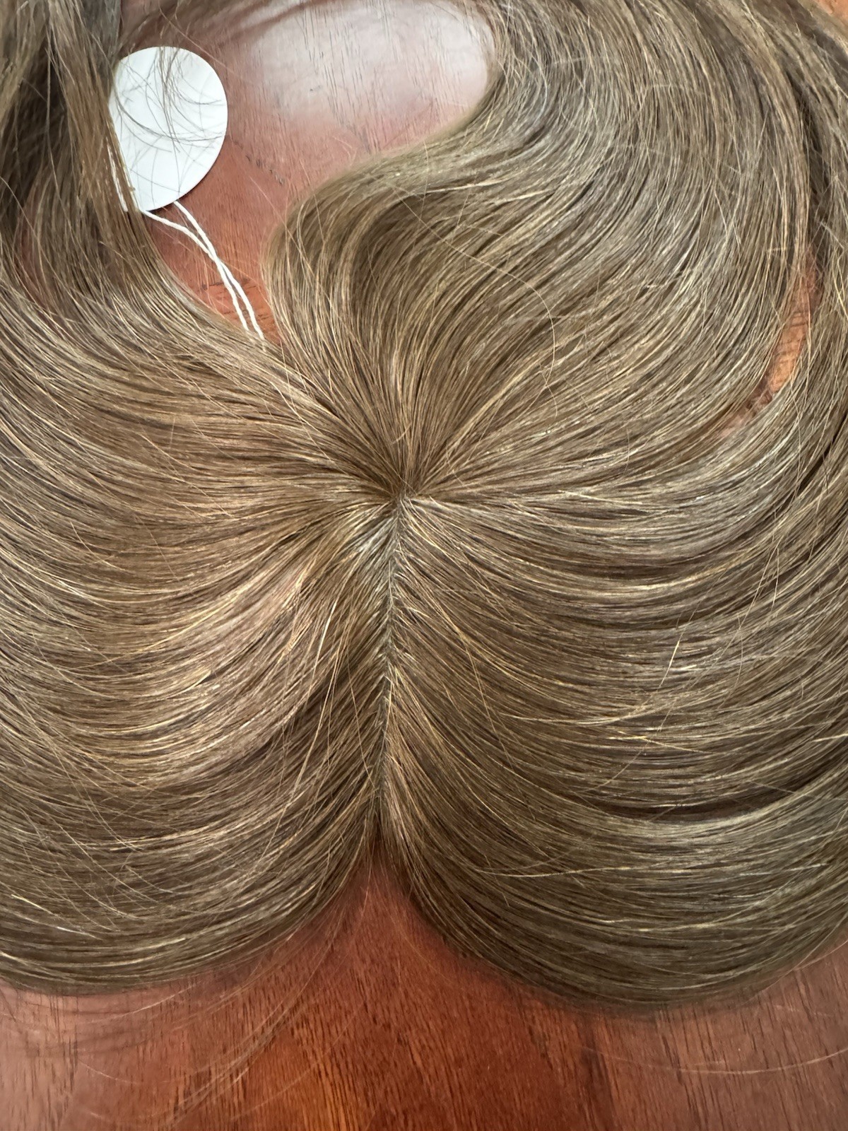 The Hair Shop Sherry Top 12” Human Hair Topper Clip In Brown 2A NEW