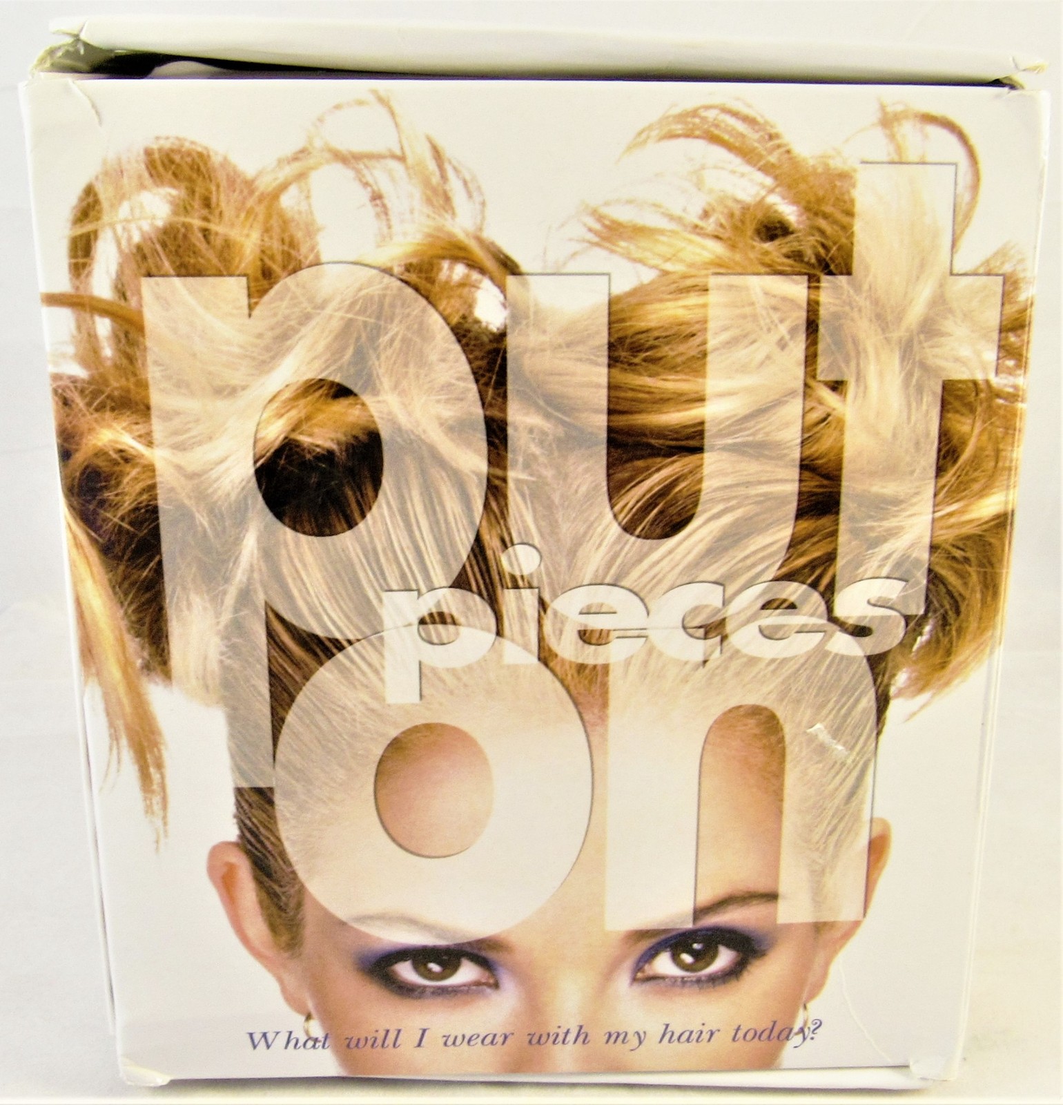 Wig HairUWear Put On Pieces Plush Vibralite Modacrylic Hair Piece With Box GC FS