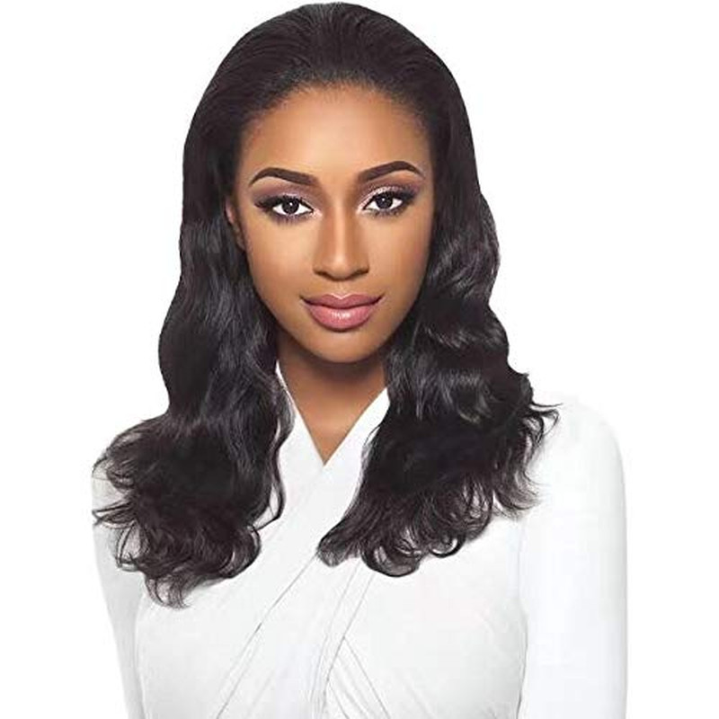 Urbeauty Body Wave 3 In 1 Half Wig Human Hair Glueless Wear And Go Wigs For