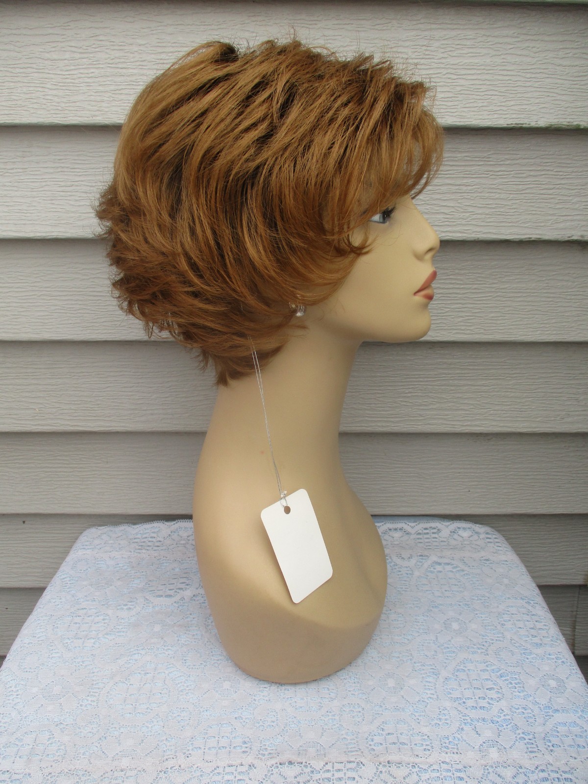 Trendy MYSTERY WIG Size Average Color COPPER RED Shade TAGS REMOVED from CAP