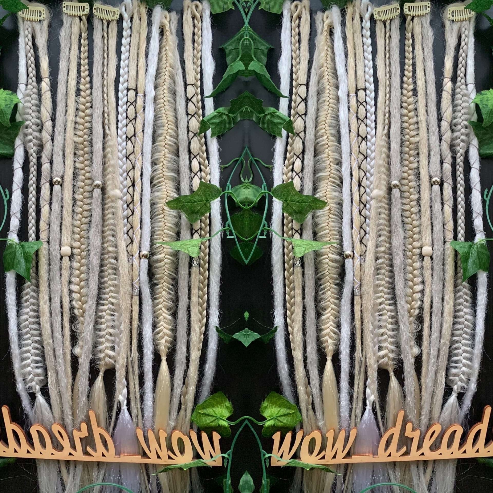 New Clips Viking Synthetic Dreadlocks Set