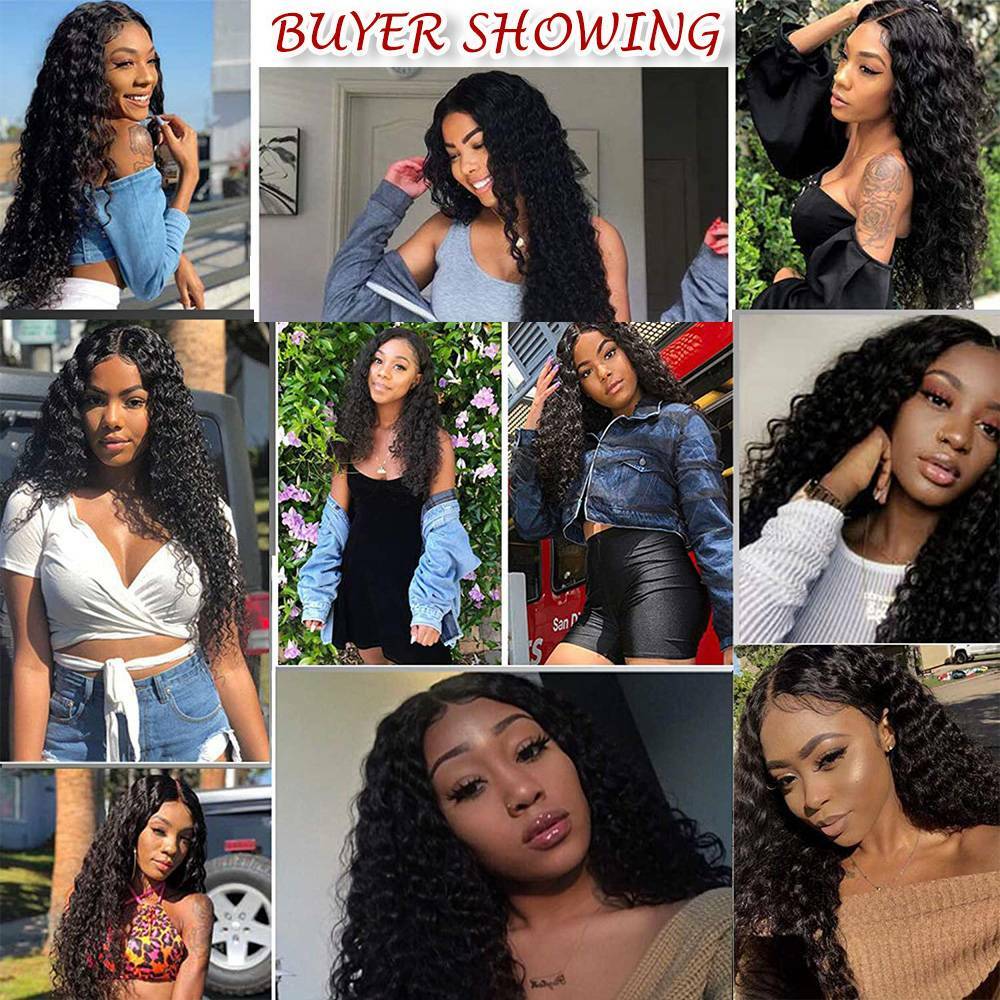 8A Brazilian Virgin Human Hair Straight/Body/Deep/Curly Wave Extensions 3Bundles