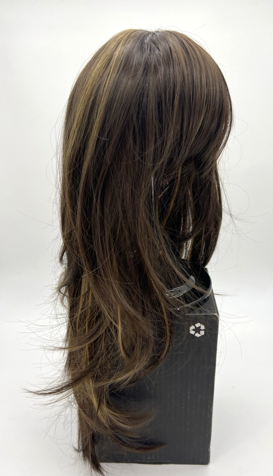 Light Brown with Blonde Balayage Long Layer 24-26in Women Premium Hair