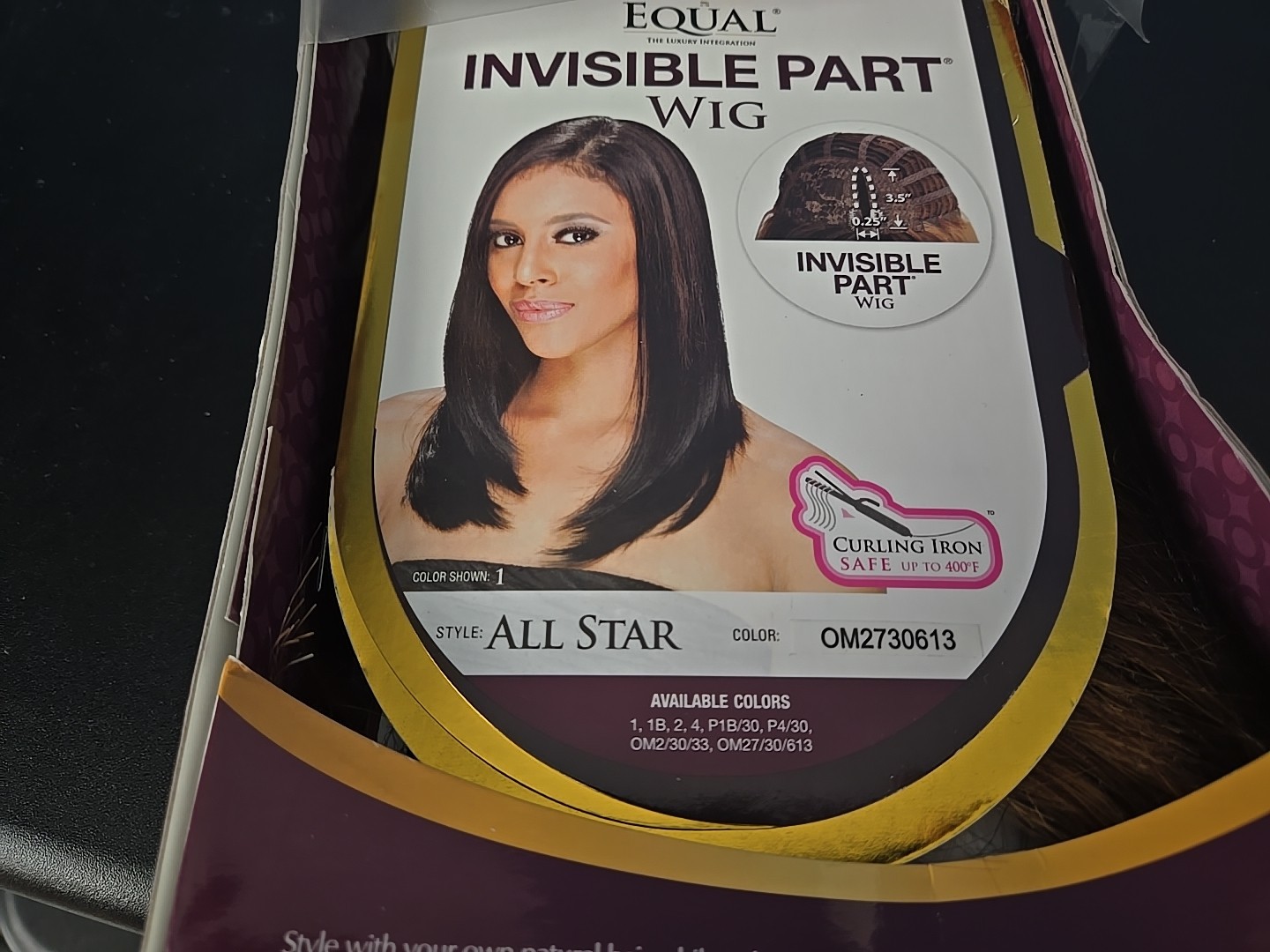 FREETRESS EQUAL SYNTHETIC INVISIBLE U PART WIG – ALL STAR – COLOR OM2730613