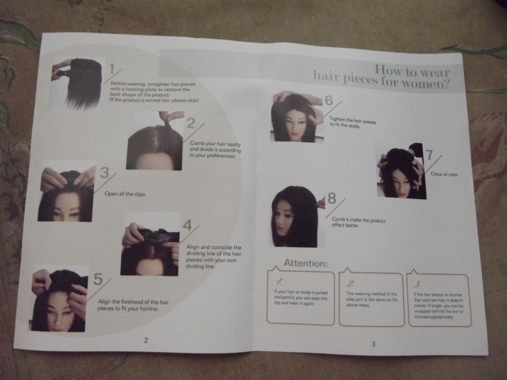 Womens Hair Pieces 100% Human Hair Brown topper