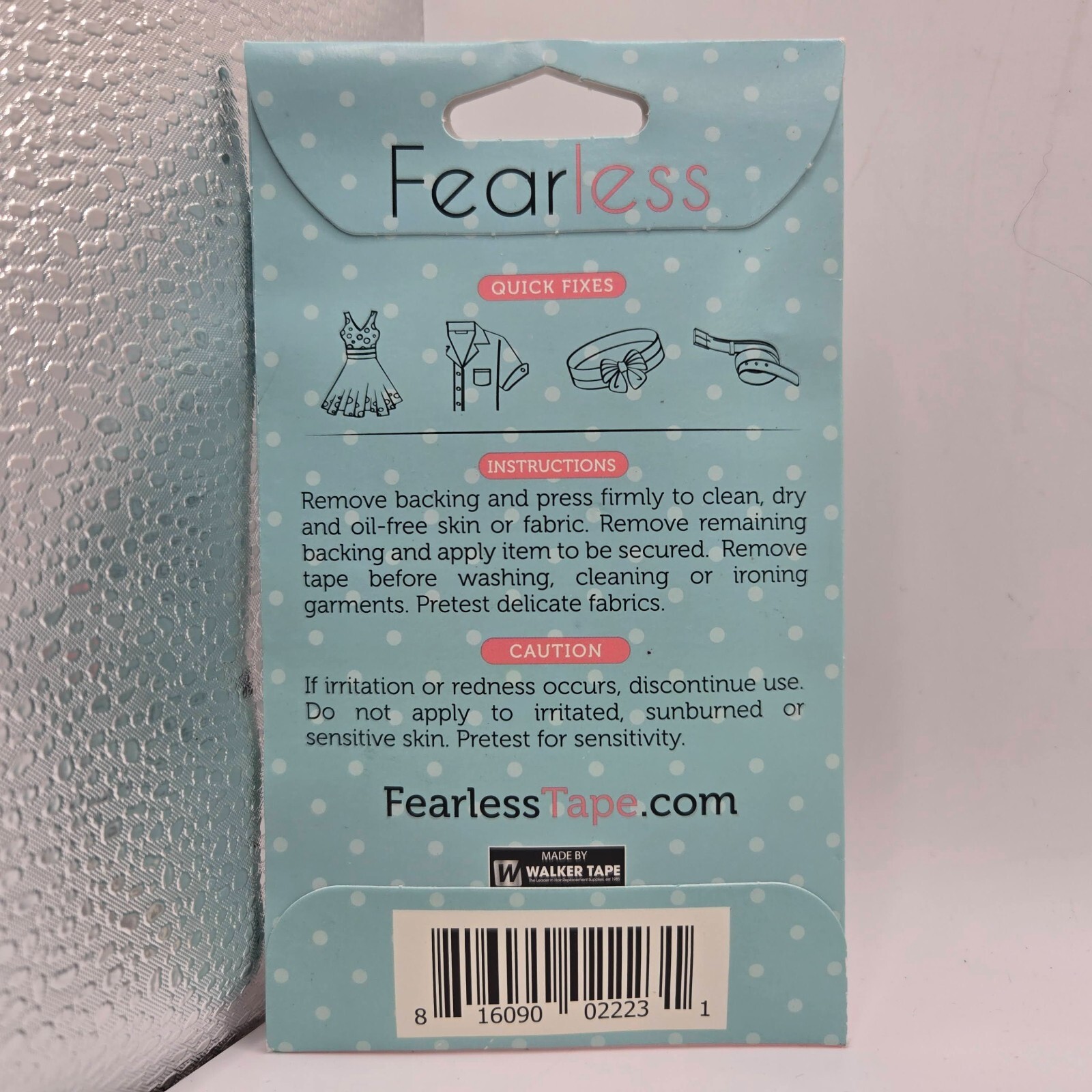 Fearless Body and Clothing Tape Double-Sided Tape for Fashion – 50 1/2×3″ Strips