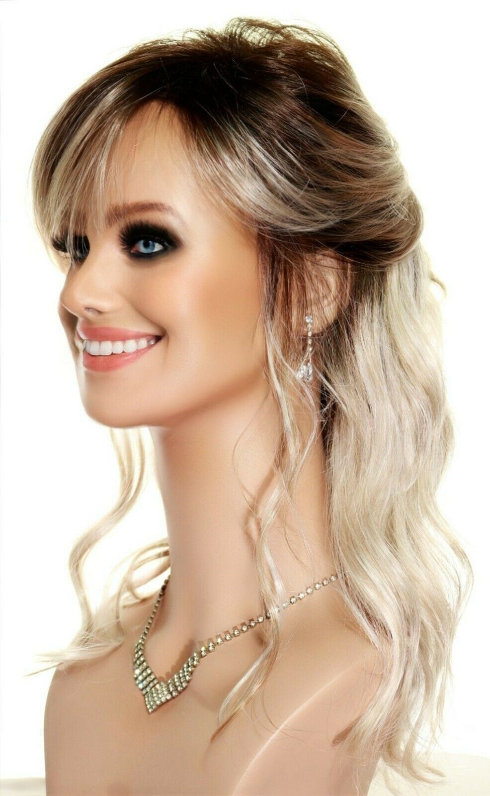 REEVES | PURE STRETCH CAP ESTETICA WIG | Softly Layered Waves VANILLA MACCHIATO