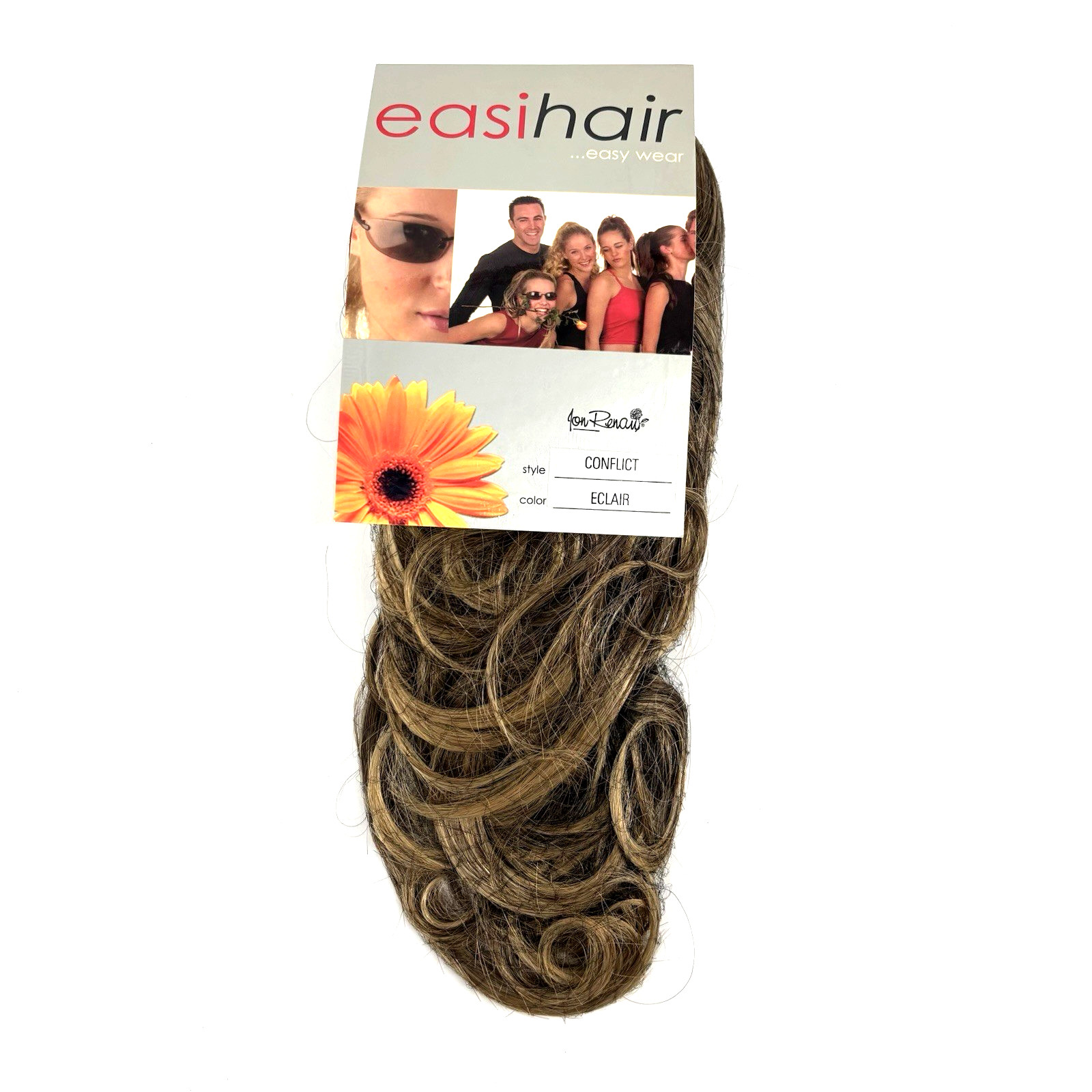 EASI HAIR Jon Renau Vintage Hairpiece (Style: Conflict /Color: Eclair) NIP NEW