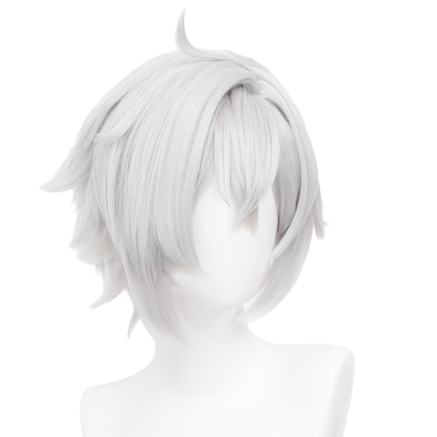Silver White Messy Short Seth Lowell Cosplay Wig Heat Resistan Synthetic Fibe…