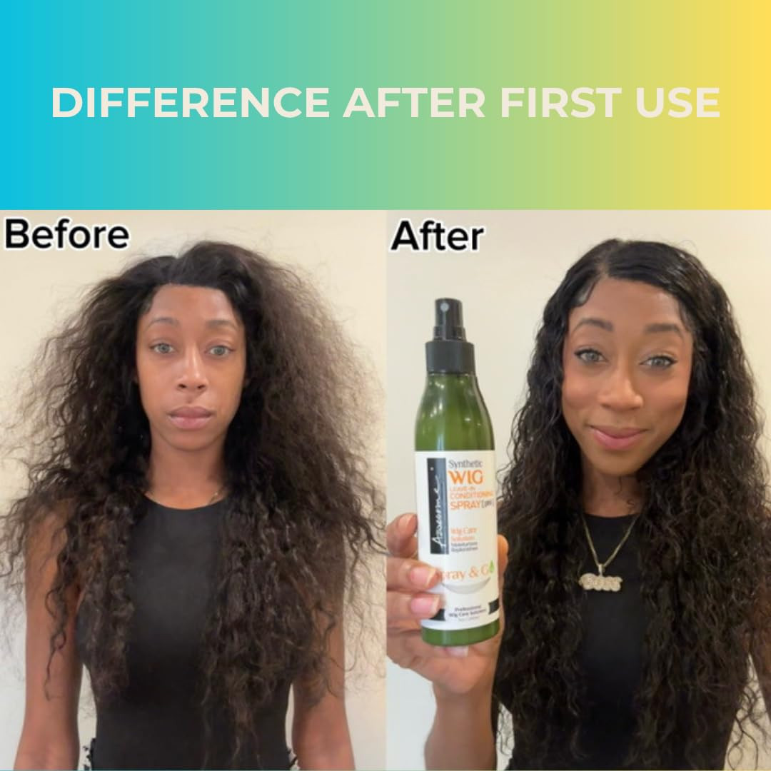 Awesome Synthetic Wig Leave-In Conditioner Spray, Ph6, Professional Wig Care Sol