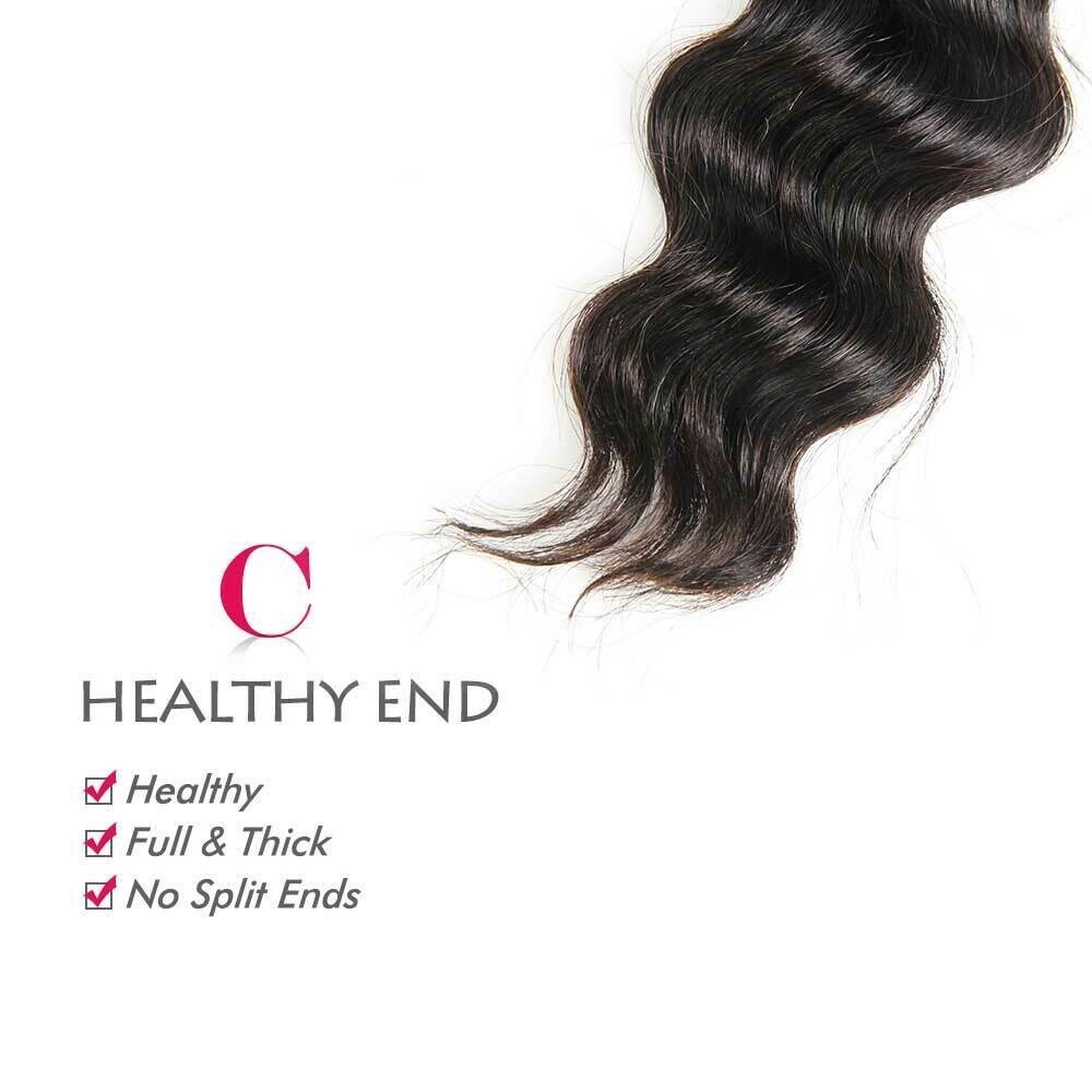 10A Mink Loose Wave Brazilian Virgin Remy Human Hair Extra Thick Natural Black