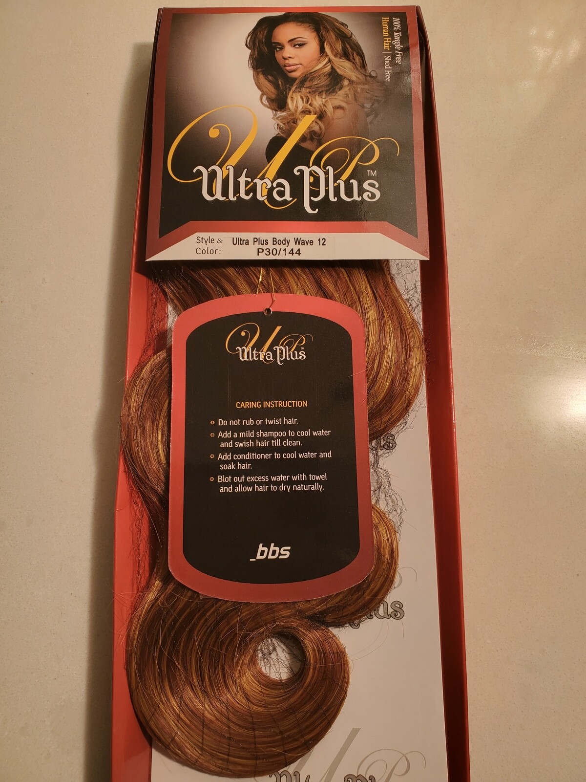 (15pks)Ultra Plus Body Wave (Length-12″) (Color-P30/144) Wet & Wave
