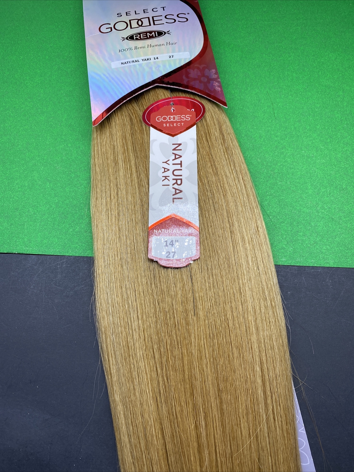 Sensationnel Remi Goddess_SELECT_NATURAL_YAKI_100% Human Hair Remy_14″_#27