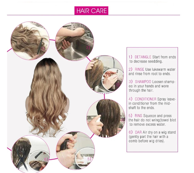 Heat Resistant Hair T Lace Front Wigs Long Wavy Ash blonde Layered Hairstyle