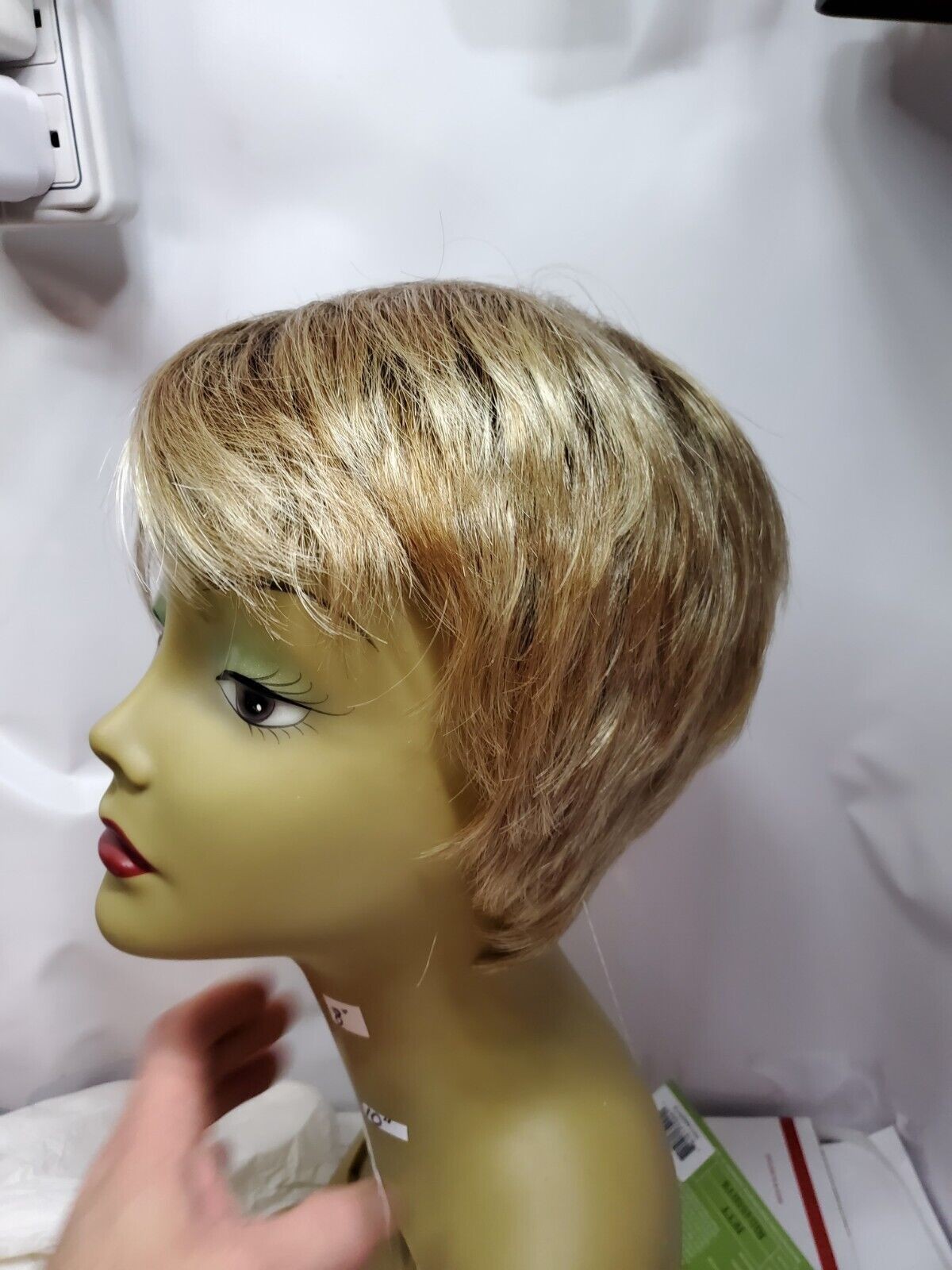 Estetica Wigs naturalle jett rh1488rt8 blonde short blonde roots straight #3636